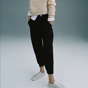 ZARA paperbag jogger pants
